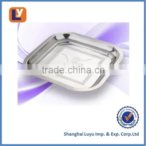 Stalinless Steel Square Serving Tray thumbnail-2