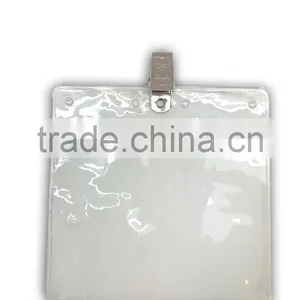 ID Badge Holder With Metal Clip, Name Tag Holder, ID Card Holder With Clip thumbnail-1