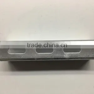 No PS Just as it is Real Galvanized Sheet Metal Solid Strut Channel thumbnail-3