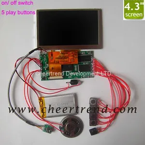 China Factory Direct 5 Inch Lcd Tft Video Display Module for Advertisin Video Greeting Card/video Brochure/video Booklet thumbnail-2