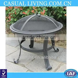 Steel Fire Pit,with 22"sheet Metal Bowl, With 5" Bowl Deep thumbnail-1