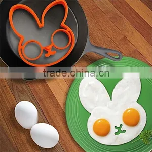 Bunny Fried Egg Mold/pancake Ring/multi Shapes Silicone Egg Shaper Mold thumbnail-6