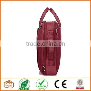 14 Inch Contour Flowers Floral Print Laptop Computer Briefcase Messenger Shoulder Bag Carrying Case thumbnail-3
