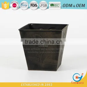 Homeware Iron and Zinc Powder Coated the Flower Bucket French Galvanized Flower Buckets thumbnail-1