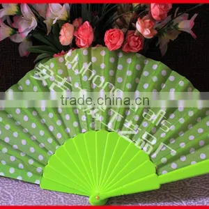 Promotional Dot Pattern Hand Fan thumbnail-2