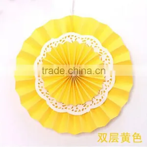 Colorful Wedding Party Decorations Paper Honeycomb Fan Wholesale thumbnail-5