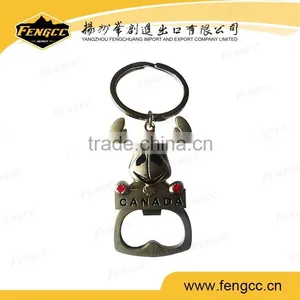 Zinc Alloy Blank Cheap Bottle Opener Keychain thumbnail-1