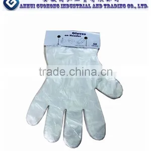 Free Disposable Poly Pe Gloves Large, Food Grade s Hotel Restaurant Disposable HDPE Gloves thumbnail-4