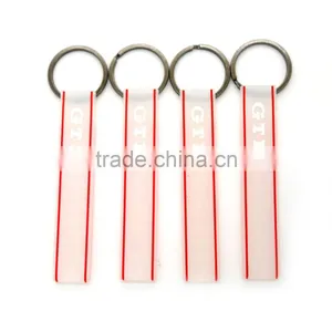 Promotional Gifts Wholesale Silicone GTI Keychain 3d Pvc Rubber Keychain Keyring thumbnail-5