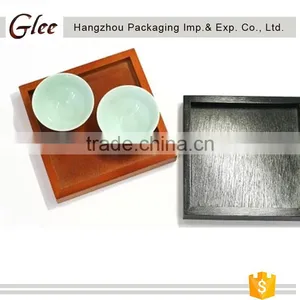 Engraved Custom Natural Wooden Tray thumbnail-1