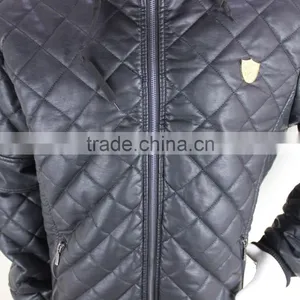 HOT Men Black Fashion XXX Leather Jacket thumbnail-3