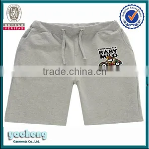 Custom Print Yoga Pants 100% Cotton Mens Sports Pants Sports Short Pants Man Cheap Clothing Jogging Pants Men's Short Pants thumbnail-1