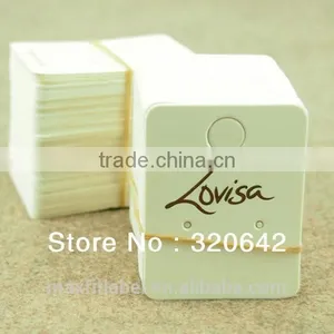 Fashionable Plastic Printed Technics Hang Tags For T-shirts With Logo thumbnail-2