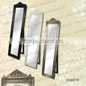 Antique Elegant Style Standing Mirror Dressing Mirror thumbnail-1
