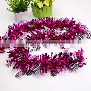 Cheap Colorful Christmas Tinsel Garland Tree Decorations Wedding Decorative Garland thumbnail-3