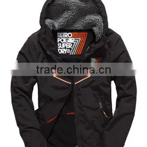 2017 New Design Men Softshell Jacket With Light Padding and Detach Hood (RETRO02) thumbnail-1