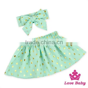 Activity Summer A-line Ruffle Baby Short Dress Sequin Clothing With Bow Headband Lovely Girl Skirt Clothing thumbnail-3