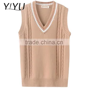 Casual Loose Flower Embroidery Knit School Uniform Cardigans for Students thumbnail-4