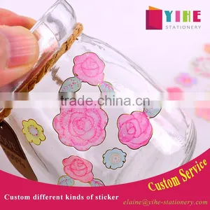 Die-cut Different Shape Sticker PVC / PET Sticker Cheap Gold Stamp Sticker thumbnail-1