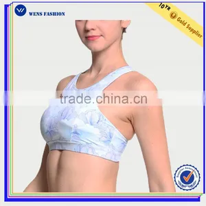 Factory Directly Custom Yoga Top Racerback Singlets Women Sport Crop Tops thumbnail-1