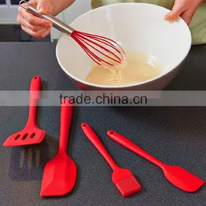 5Pcs DIY Silicone Pastry Cooking Tools Pastry Healthy Oil Utensil Cooking Basting Brush Spatulas Kitchen Baking Scraper Sets thumbnail-2