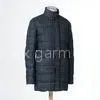 100% Nylon Mens Warmest Down Jacket Black With Digital Print thumbnail-1