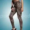 Leopard Yoga Pants and Tops Womens Yoga Wear , Nylon / Polyester Spendex thumbnail-1