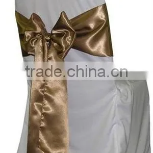 Polyester Banquet Chair Cover and Wedding Satin Chair Sash thumbnail-1