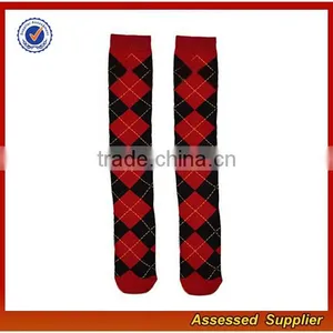 Wholesale Best Quality Customized School Uniform Socks JH70 thumbnail-3