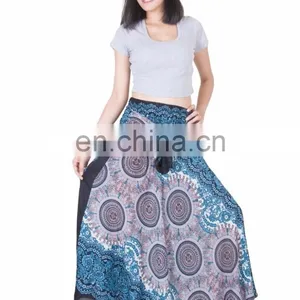 Lofbaz Bohemian Women's Long Skirt Hippie Style One Size Fits for All thumbnail-4