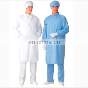 Hot Sell Anti-static 5mm Grid Polyester Esd Jumpsuit in thumbnail-4
