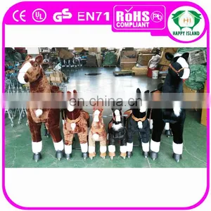 HI Outdoor Playground Mechanical Walking Large Toy Horse for Sale thumbnail-2