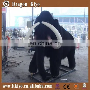 2016 Moving Simulation Animals Life Size Mammoth Simulation Elephant Model for Theme Park thumbnail-1