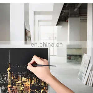 2017 New Gift Mini Scratch off Bight City Coating Poster With Scratch Pen thumbnail-5