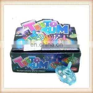Plastic Light & Sound Spinning Top thumbnail-1