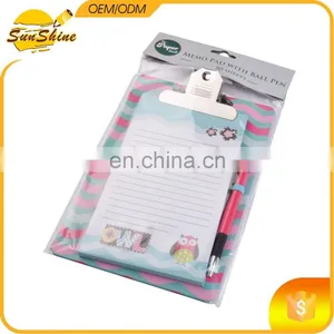 Print Combination Sticky Note Memo Pad With Pen Set thumbnail-1