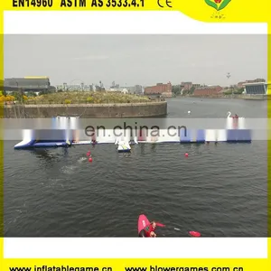 Lake River Swimming Pool Water Park Inflatable Floating Obstacle Course thumbnail-1