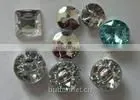 Shiny Crystal Pink Stone Garment Button thumbnail-2