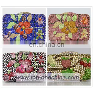 Crystal Evening Clutch Bags/stone Cluth Bags/clutch Evening Wedding Favor Bags thumbnail-1