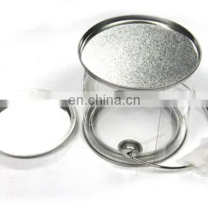 Hot Sale Round Popcorn Tin Can With Pet Body thumbnail-2