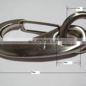 Wholesale Metal Large Snap Hook Metal Swivel Eye Clasp Hook for Dog Collar thumbnail-3