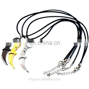 CSGO Karambit Model Knife Weapon Key Chain Counter Strike CS GO Key Holder Charm Cosplay Jewelry thumbnail-4