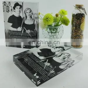 Silk Screen Printing Acrylic Photo Block LOGO Block Acrylic Photo Block 7x5 thumbnail-3