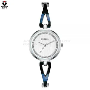 XINBOQIN Supplier Women Luxury Brands Fashion Original Quartz Acetate Watch thumbnail-3