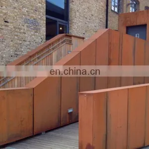 Corten Steel Wall Cladding Panels for Buildings S355K2W thumbnail-7