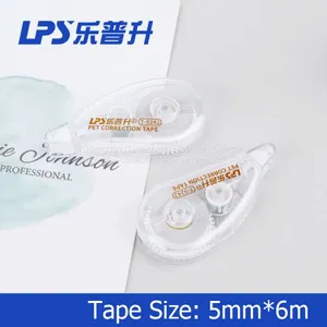 Plain Series Correction Tape Transparent Shell Mini Size Simple Design Correction Roller thumbnail-2