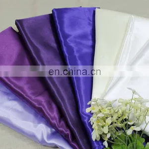 Hot Sale Wholesale High Quality 92% Polyester 8% Elastic Stretch Shiny Satin Spandex Fabric for Dress thumbnail-4