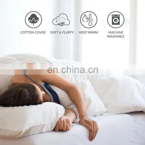 Fashion King Bedroom Bed Set Plain Medium Weight Reversible Comforter thumbnail-3