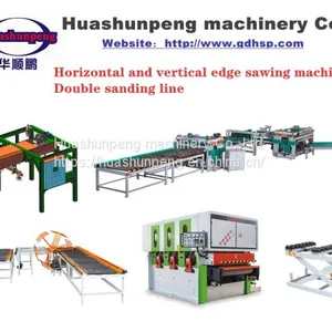 Woodworking Machinery Hydraulic Lifting Table Saw Edge Machine Sanding Assembly Line Inlet and Outlet Plate Stacking 3 Tons thumbnail-2