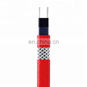 Ultra Thin Factory OEM Electric Self Regulating Heat Trace Cable With Fluorine Material Insulation thumbnail-3